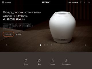 Скриншот сайта Bork.Ru