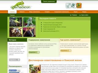 Скриншот сайта Chamaeleon.Ru