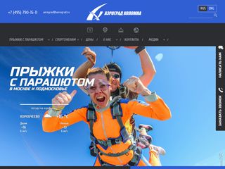 Скриншот сайта Aerograd.Ru