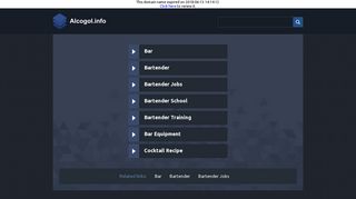 Скриншот сайта Alcogol.Info