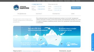 Скриншот сайта Arcticlab.Ru