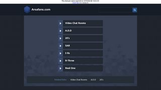 Скриншот сайта Arsafans.Com