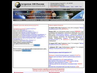 Скриншот сайта Astrotop.Ru