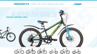 Скриншот сайта Avanti-bikes.Com.Ua