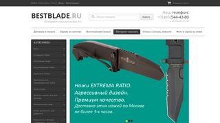 Скриншот сайта Bestblade.Ru