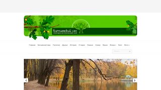 Скриншот сайта Bitsevskipark.Ru