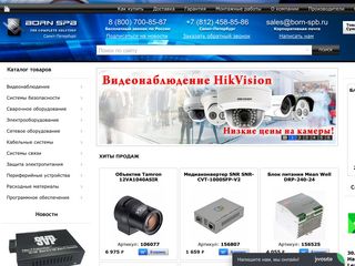 Скриншот сайта Born-spb.Ru