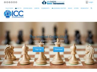 Скриншот сайта Chessclub.Com