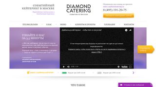 Скриншот сайта Dcatering.Ru