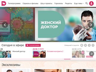 Скриншот сайта Domashniy.Ru