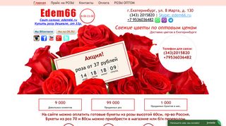 Скриншот сайта Edem66.Ru