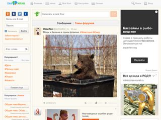 Скриншот сайта Eka-mama.Ru