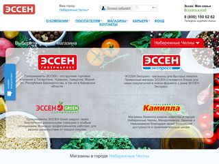 Скриншот сайта Essen-retail.Ru