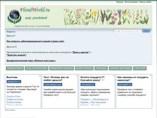 Скриншот сайта Floralworld.Ru
