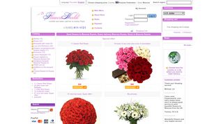 Скриншот сайта Flowersworld.Ru
