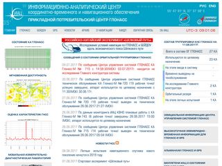 Скриншот сайта Glonass-iac.Ru
