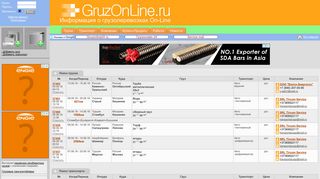 Скриншот сайта Gruzonline.Ru