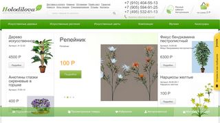 Скриншот сайта Holodilova.Ru