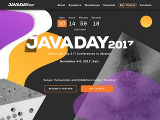 Скриншот сайта Javaday.Org.Ua