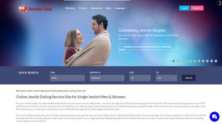 Скриншот сайта Jewishclub.Com