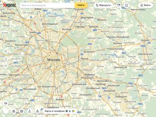 Скриншот сайта Maps.Yandex.Ru
