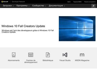 Скриншот сайта Msdn.Microsoft.Com