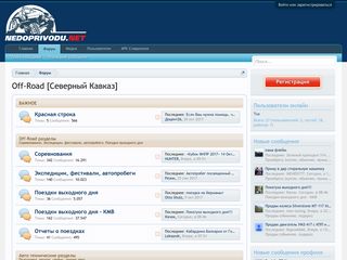Скриншот сайта Nedoprivodu.Net