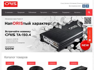 Скриншот сайта Oris-electronics.Ru