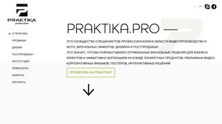 Скриншот сайта Praktika.Pro