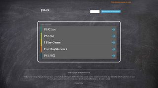Скриншот сайта Psx.Ru