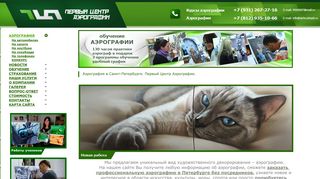 Скриншот сайта Spbaero.Ru