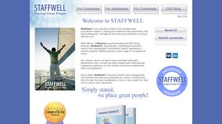 Скриншот сайта Staffwell.Com