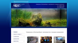 Скриншот сайта Studionemo.Ru