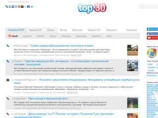 Скриншот сайта T30p.Ru