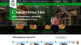 Скриншот сайта Tasstroy.Ru