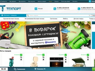 Скриншот сайта Techport.Ru
