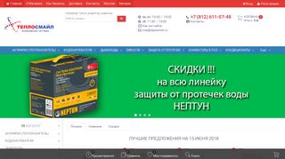 Скриншот сайта Teplosmile.Ru