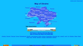 Скриншот сайта Travel.Kyiv.Org