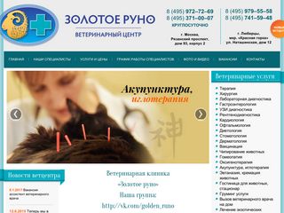 Скриншот сайта Vetruno.Ru